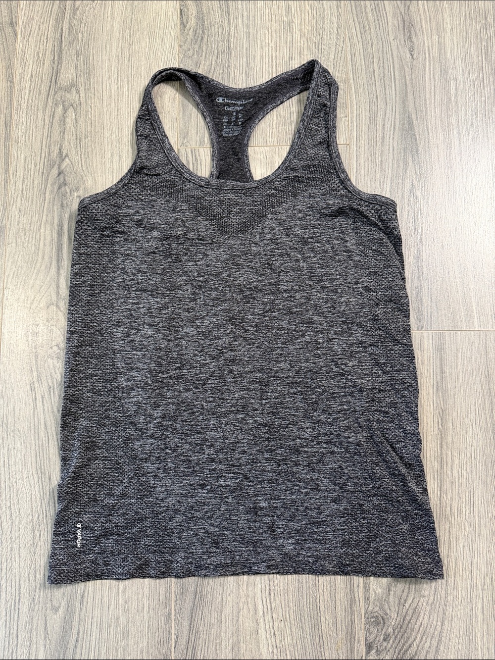 Champion Women's Dark Heather Gray Racerback Tank